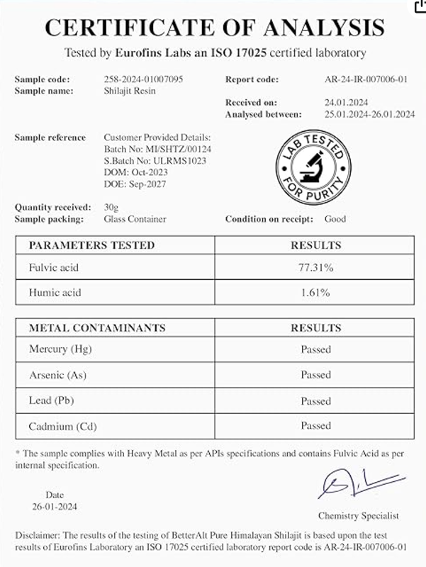 SHILAJIT ORIGINAL HIMALAYA